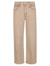 Mother Jeans  Woman Color Beige In Beige