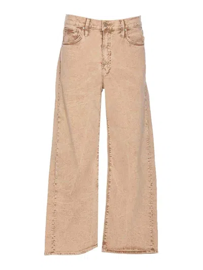 MOTHER BEIGE THE DODGER JEANS