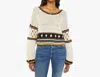 Mother Bell Sleeve Pull Over Sweater In Sand Dune In Neutral