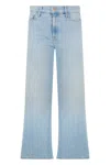 Mother Bell-bottom Flared Jeans In Blue