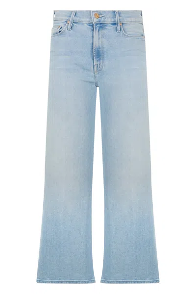 Mother Bell-bottom Flared Jeans In Blue