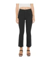 Mother The Hustler Ankle Dark Blue Cotton Jeans In Black