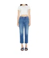 Mother Belt Loop Jeans In Blue