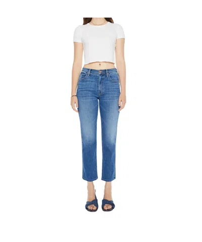 Mother Belt Loop Jeans In Blue
