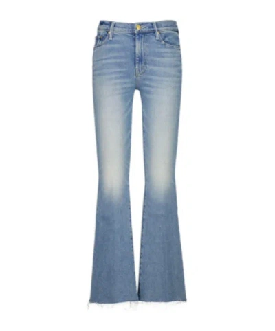 Mother Belt Loop Jeans In Blue