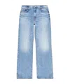 Mother Mid Rise Maven Ankle Jeans In Toil And Trouble In Blue