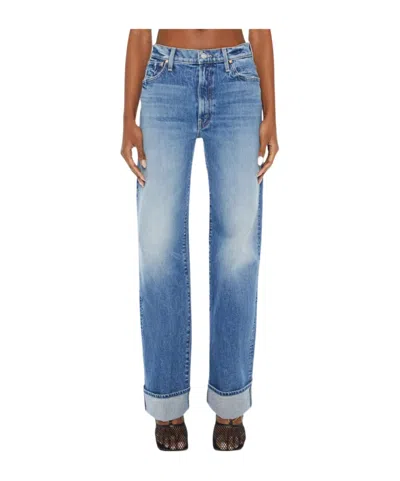 MOTHER MOTHER THE DODGER SKIMP CUFF STRAIGHT LEG JEANS