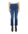 Mother The Swooner Rascal High Waist Ankle Jeans In Blue