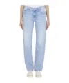 Mother Belt-loop Jeans In Blue