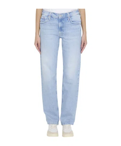 Mother Belt-loop Jeans In Blue