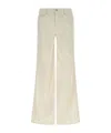 Mother The Twister Sneak Pants In Neutral