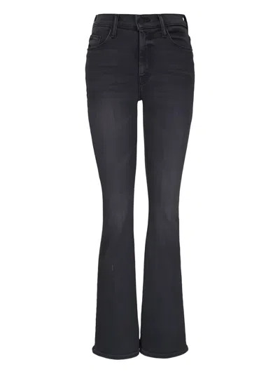 Mother Belt-loops Flared Jeans In Gray