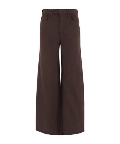 Mother Belt Loops Jeans In Brown