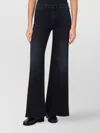 Mother The Roller Sneak Flared Jeans In Blue