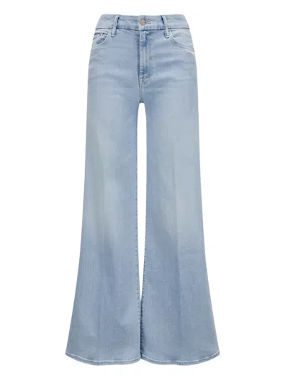 Mother Blue Jeans The Hustler Roller Skimp Fray With Frayed Hem In Cotton