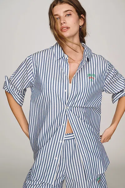 Mother Bestie Buttondown Shirt In Multi