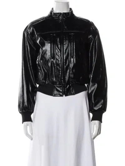 Pre-owned Mother Biker Jacket In Black