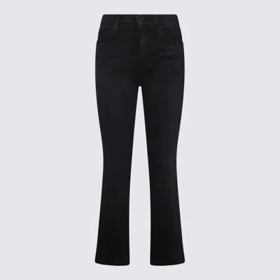 Mother Black Cotton Denim Jeans