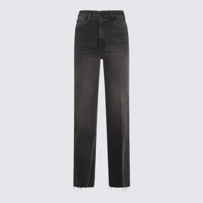 MOTHER BLACK COTTON JEANS