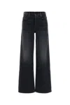 Mother Smoothie Sneak Denim Pants In Black