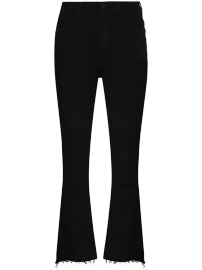 MOTHER BLACK THE INSIDER CROP JEANS