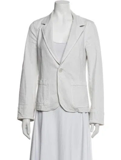 Pre-owned Mother Blazer In White