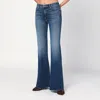 Mother Flared Jeans Featuring Five-pocket Design In Blue