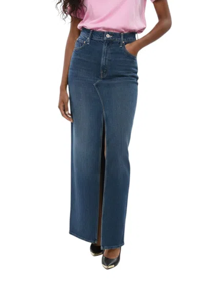 Mother Blue Ankle Length Skirt