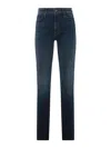 Mother Rascal Sneak Jeans In Azul