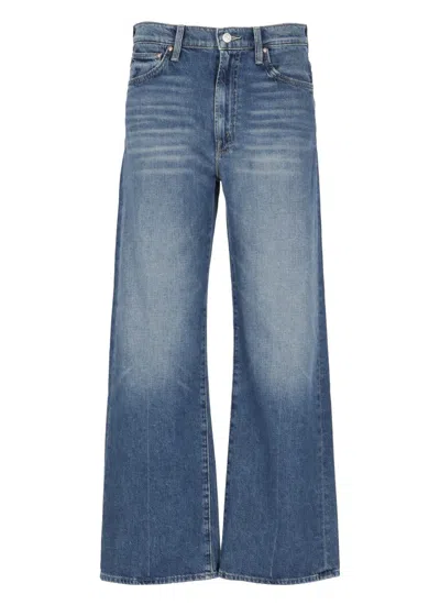 MOTHER MOTHER BLUE THE DODGER ANKLE JEANS