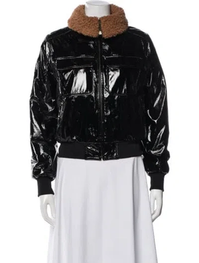 Pre-owned Mother Bomber Jacket In Black