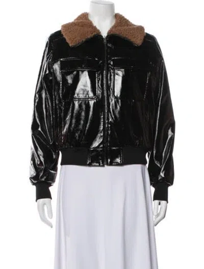 Pre-owned Mother Bomber Jacket In Black