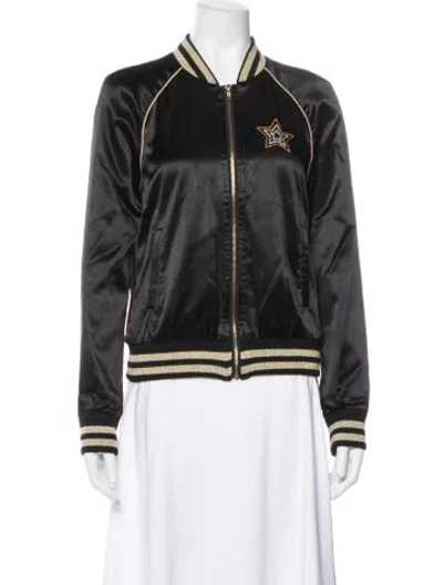Pre-owned Mother Bomber Jacket In Black