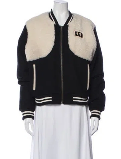 Pre-owned Mother Bomber Jacket In Black