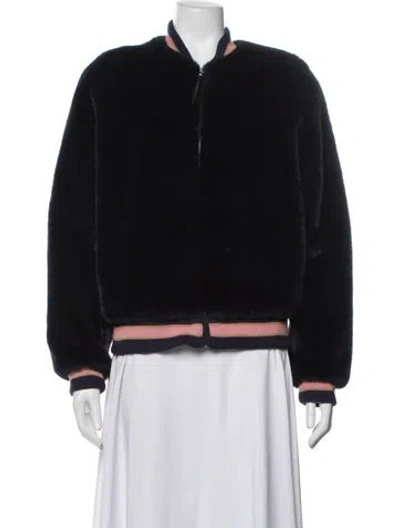 Pre-owned Mother Bomber Jacket In Black