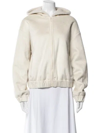 Pre-owned Mother Bomber Jacket In Neutral