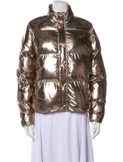 Pre-owned Mother Bomber Jacket In Silver