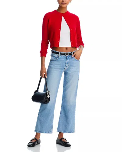 Mother Bookie Flare Flood Jeans In Sow Surreal In Blue