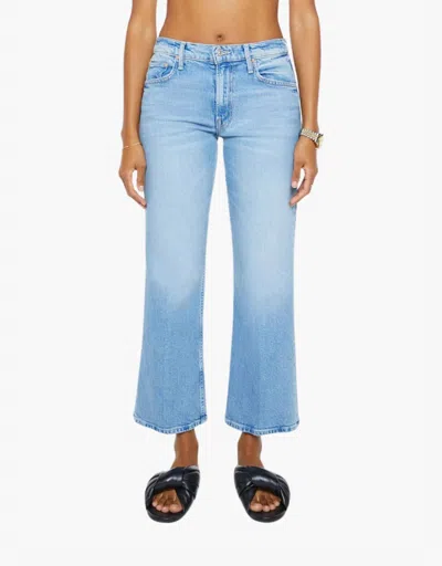 MOTHER BOOKIE FLOOD JEANS IN SOW SURREAL