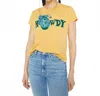 Mother The Boxy Goodie Goodie Rowdy T-shirt In Yellow