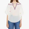 Mother Breeze Yoke Top Blouse In Last Lap