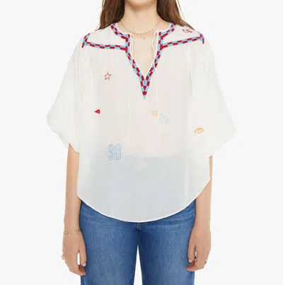 Mother Breeze Yoke Top Blouse In Last Lap
