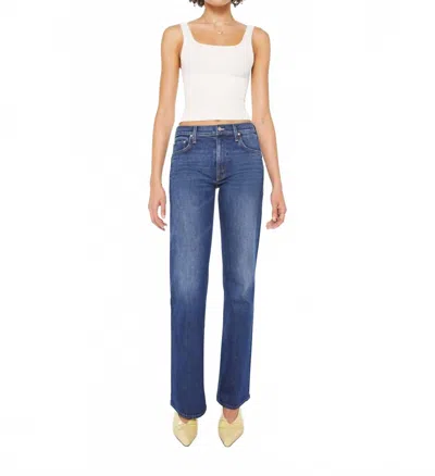 Mother Brookie Sneak High-rise Bootcut Jeans In Perfectly Imperfect In Blue