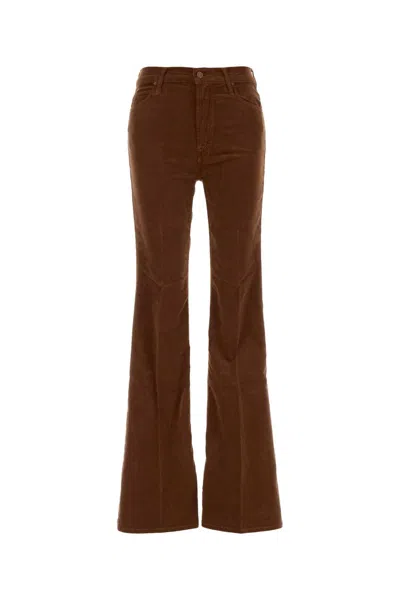 Mother Brown Corduroy The Doozy Pant
