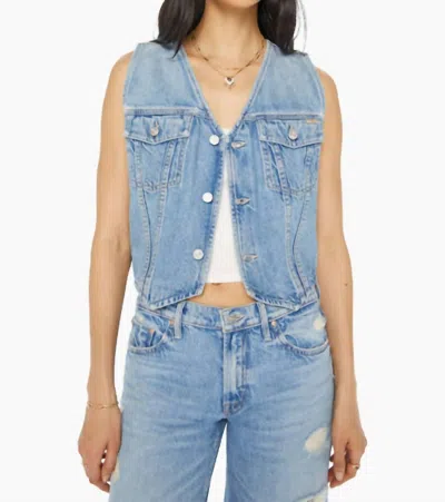 Mother Bruiser Vest In Unholy Roller In Blue