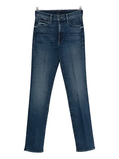 Mother Button-fastening Jeans In Blue