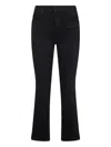 Mother Button-fly Jeans In Black
