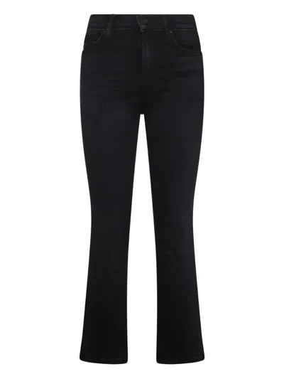 Mother Button-fly Jeans In Black