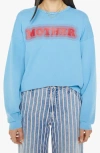 Mother California Coast Sweatshirt In Blue
