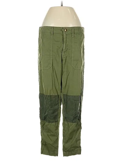 Pre-owned Mother Cargo Pants In Green